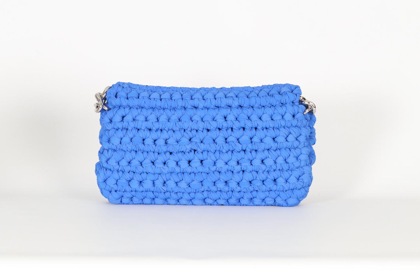 Women's Chanel 2014 Fancy Crochet Shoulder Bag For Sale
