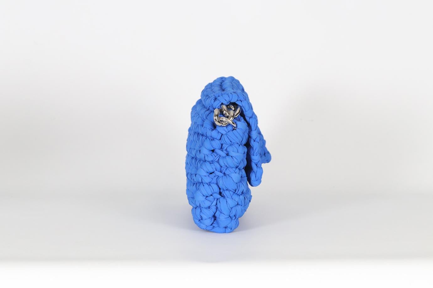 Chanel 2014 Fancy Crochet Shoulder Bag For Sale 1