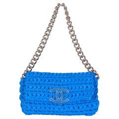 Vintage Chanel 2014 Fancy Crochet Shoulder Bag