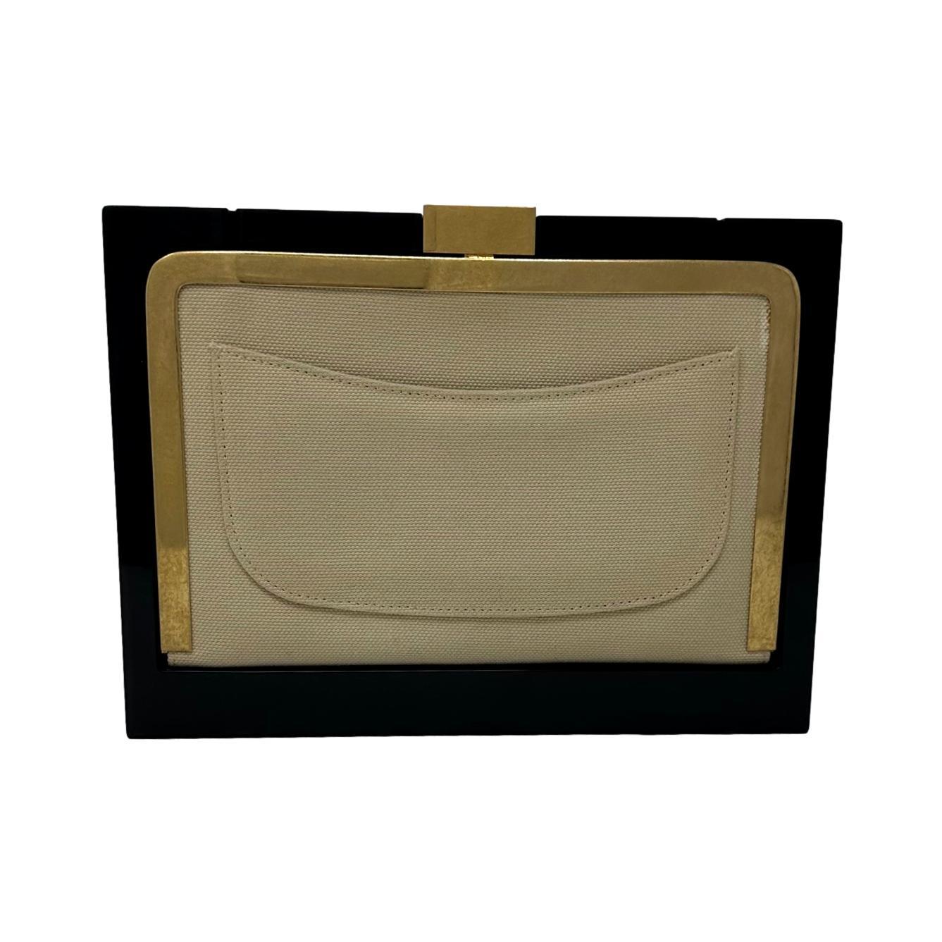 CHANEL 2014 Lambskin & Plexiglass 