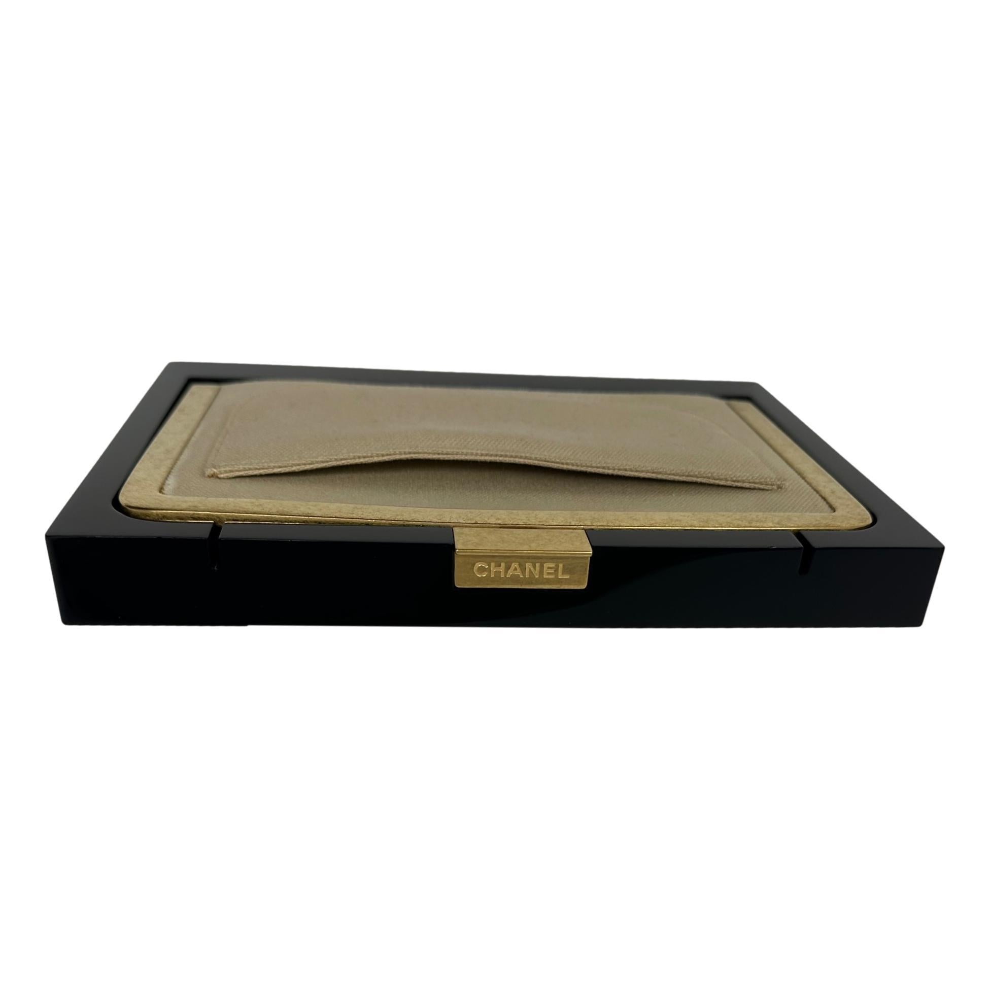 Women's CHANEL 2014 Lambskin & Plexiglass 