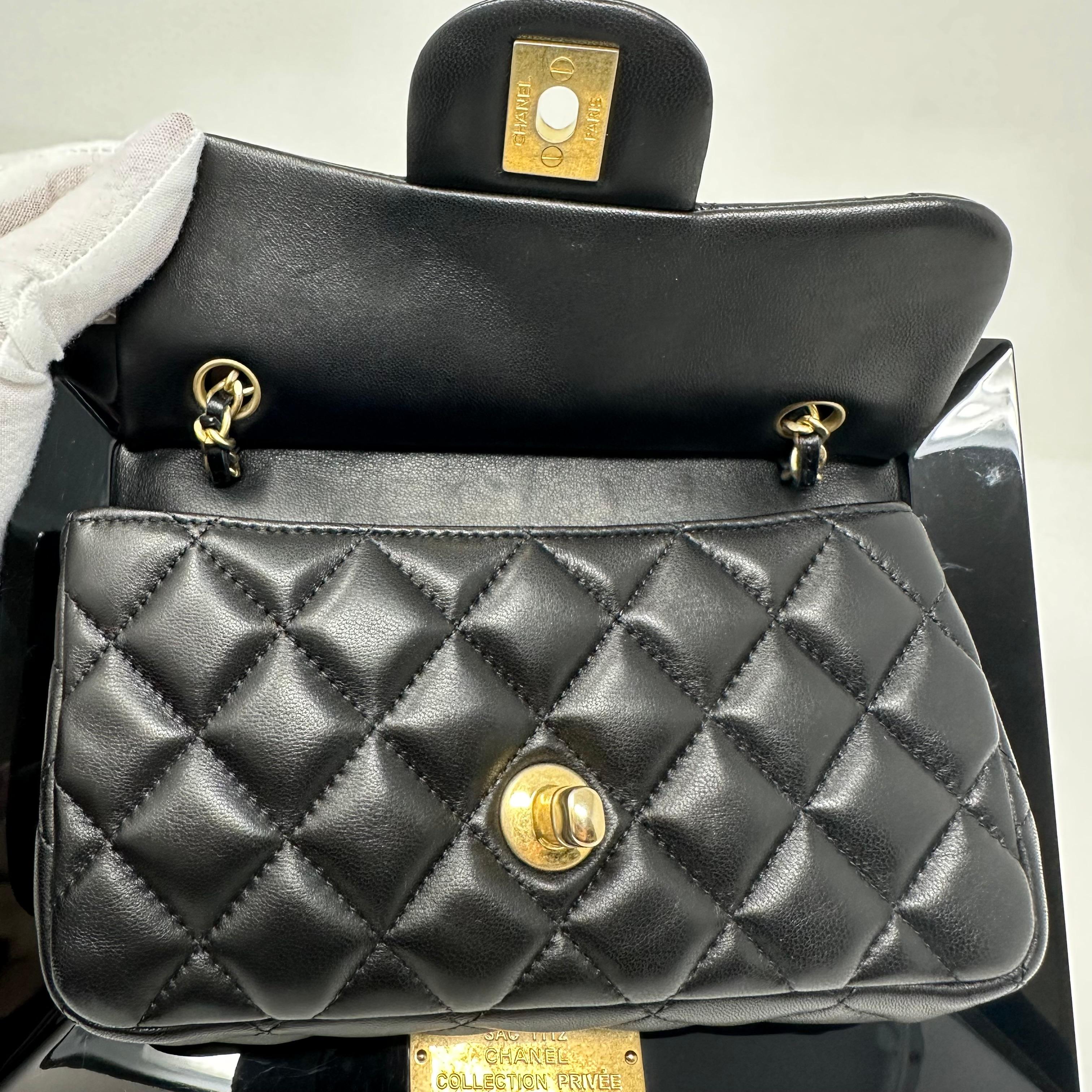 CHANEL 2014 Lambskin & Plexiglass 