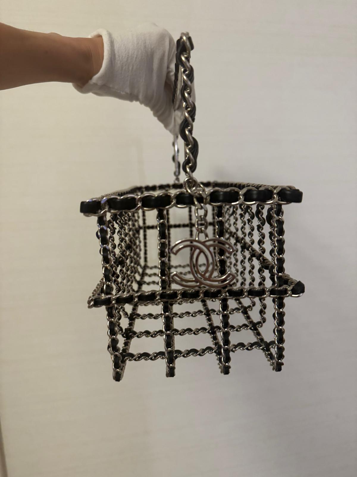 Black Chanel 2014 Limited Small Grocery Basket