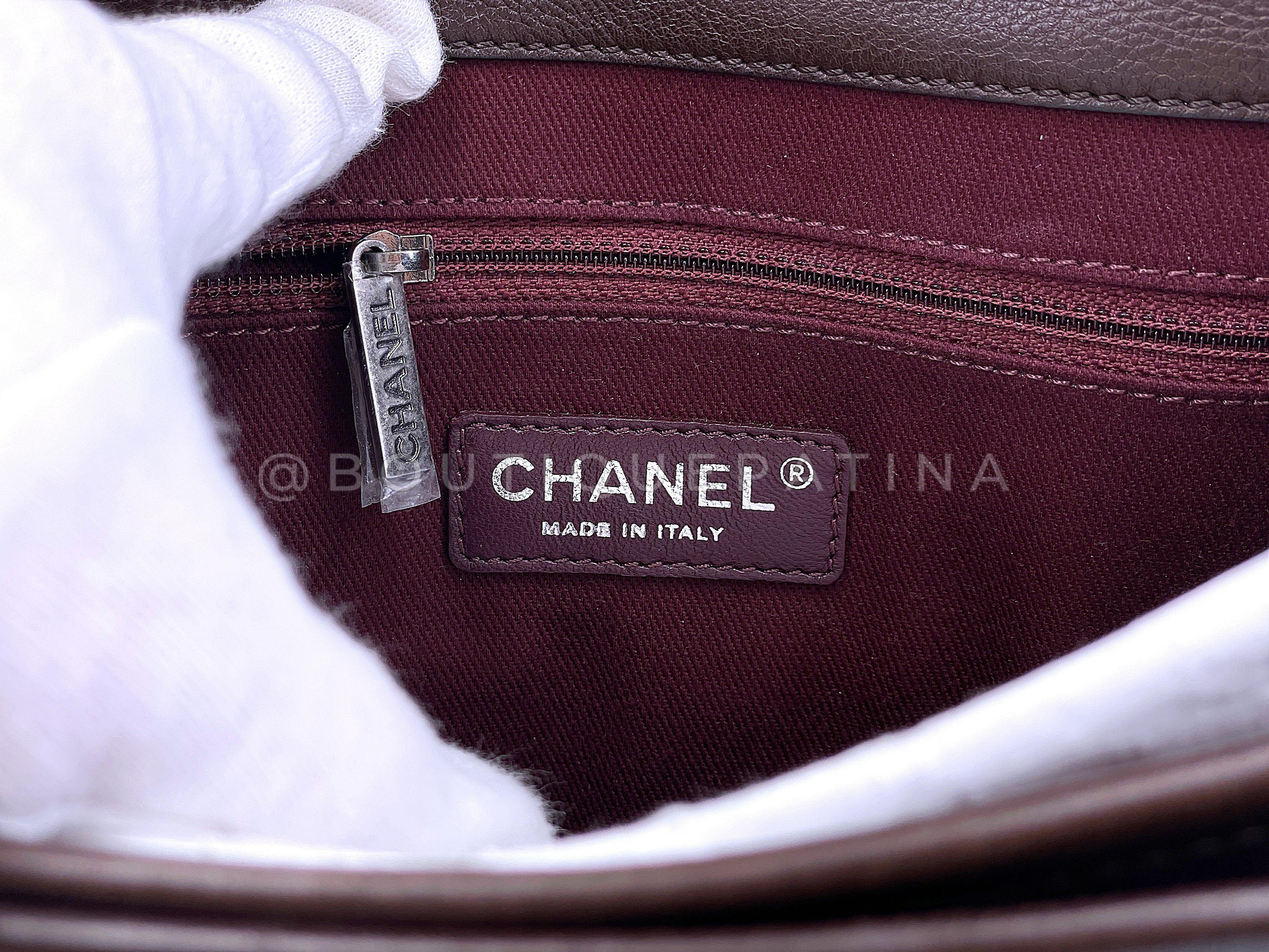 Chanel 2014 Paris Dallas Métiers d'Art Sac à bandoulière Bullet en poils de poney Brown 67762 en vente 9