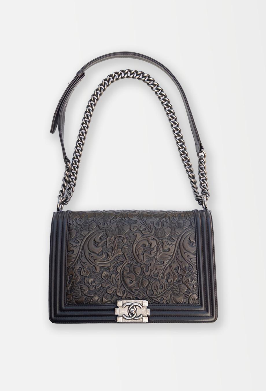 Chanel 2014 Paris Dallas RARE Medium Boy Bag LIMITED EDITION Cowboy Carter im Angebot 8