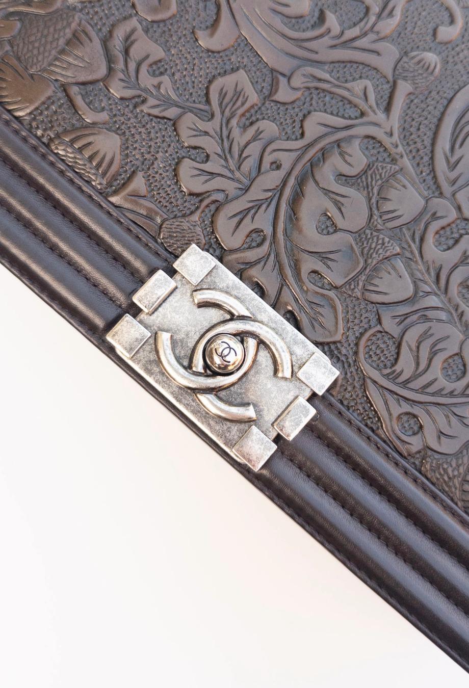 Chanel 2014 Paris Dallas RARE Medium Boy Bag LIMITED EDITION Cowboy Carter für Damen oder Herren im Angebot