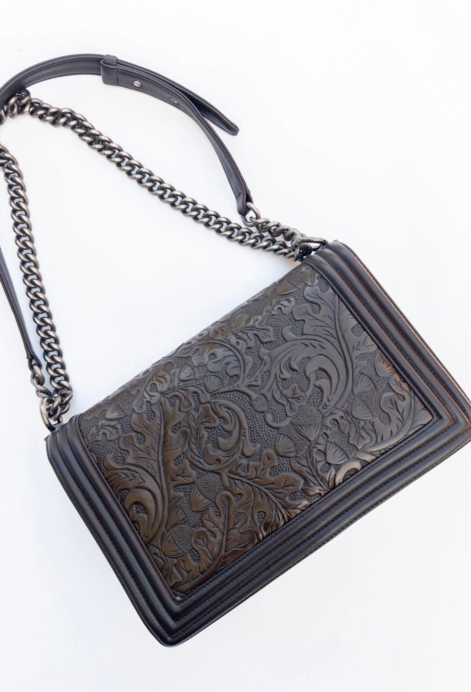 Chanel 2014 Paris Dallas RARE Medium Boy Bag LIMITED EDITION Cowboy Carter im Angebot 1