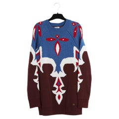 Chanel 2014 Pull Cachemire FR42 Dallas Pre Fall Cashmere Maxi Sweater UK14 US10