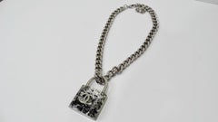 Chanel 2014 Resin Padlock Necklace