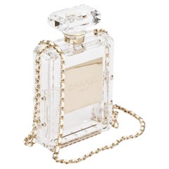 Chanel 2014 Resort Limited Edition Transparent Bottle Minaudière Clutch Bag