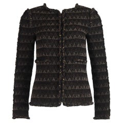 Chanel 2014 Tweed Wool Blend Jacket FR 36 UK 8