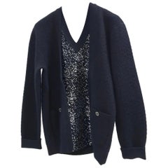 CHANEL 2014 Wool Sequin Sweater