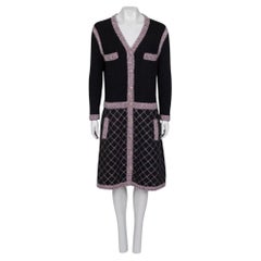 Chanel 2015 Black Silk Blend Dress - IT44 L