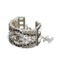 Chanel 2015 Brasserie Gabrie Bracelet Manchette CC Fancy Stones Bracelet Cuff