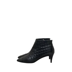 Chanel 2015 Camellia Accents Booties – Size 41
