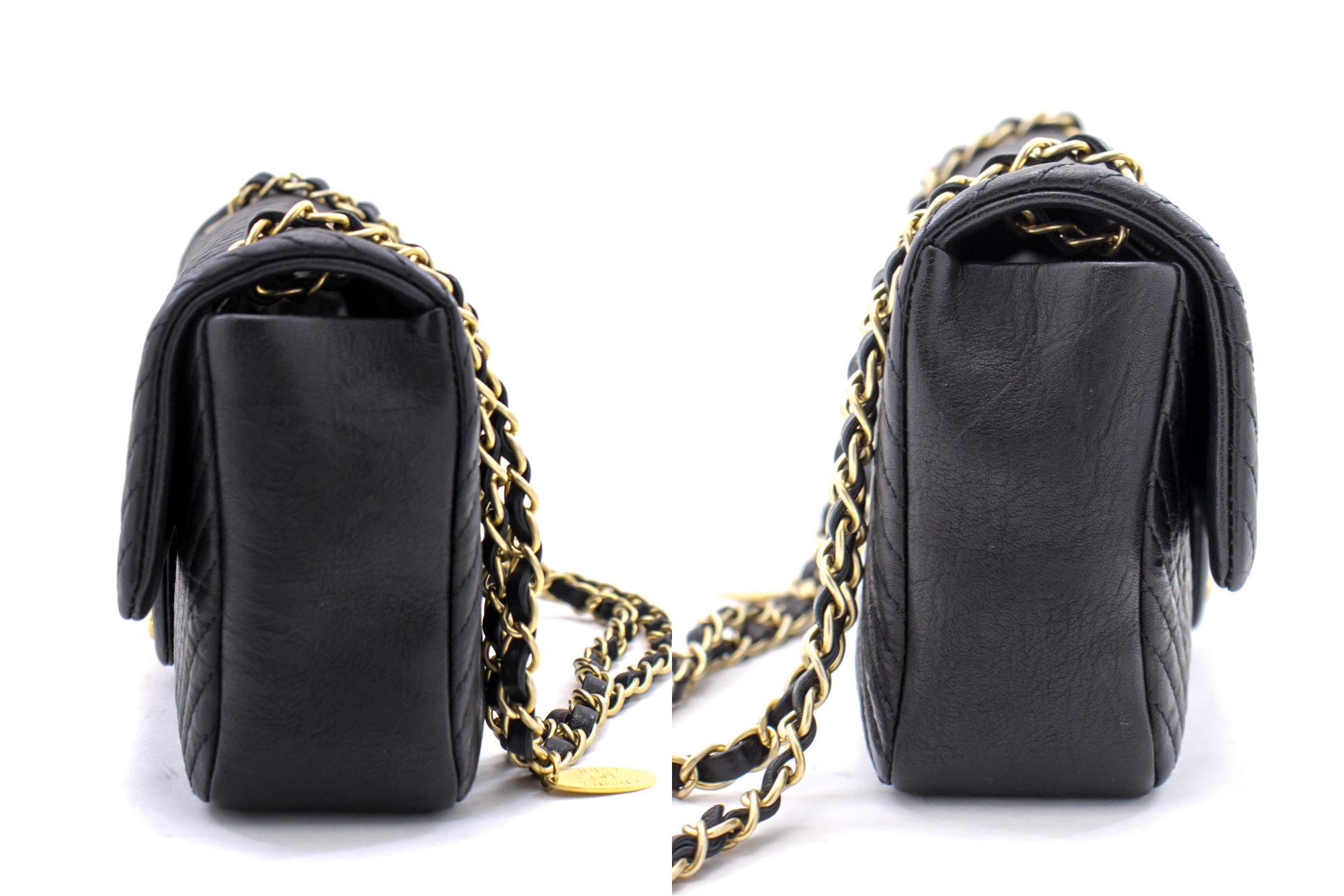 Chanel 2015 Chevron V-Stitch Leather Chain Flap Shoulder Bag For Sale 1