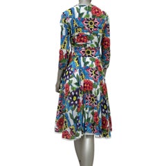 Chanel Collection Croisière 2015 Paris-Dubaï, robe longue à motifs floraux, taille 38