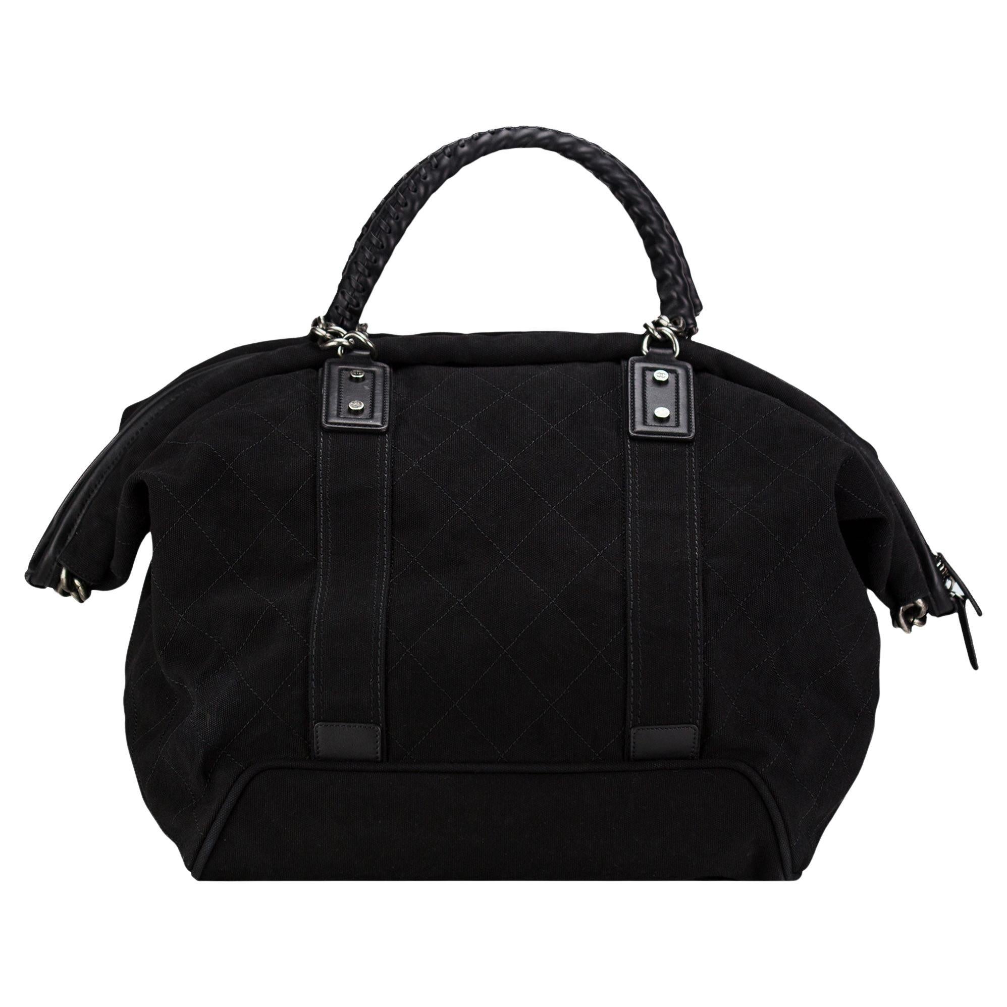 Chanel 2015 Viaje extragrande  Bolsa de viaje Duffel Tote Carry-On Bag