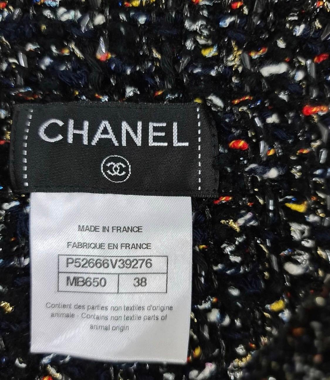 Chanel  2015  Fantasy Tweed Skirt Suit 2