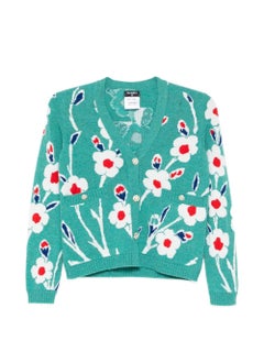 Chanel 2015 – Strickcardigan aus Kaschmir mit Blumenmuster