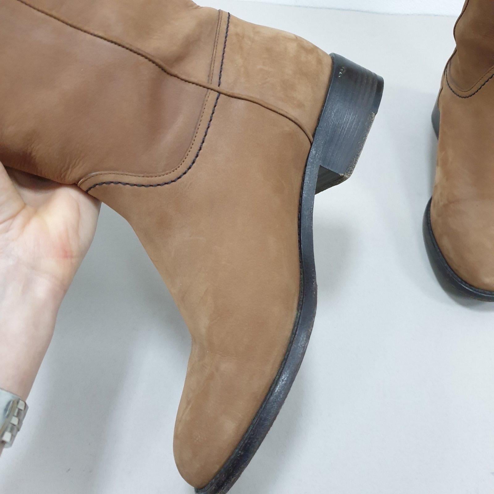 Women's Chanel 2015 Interlocking CC Logo Riding Boots