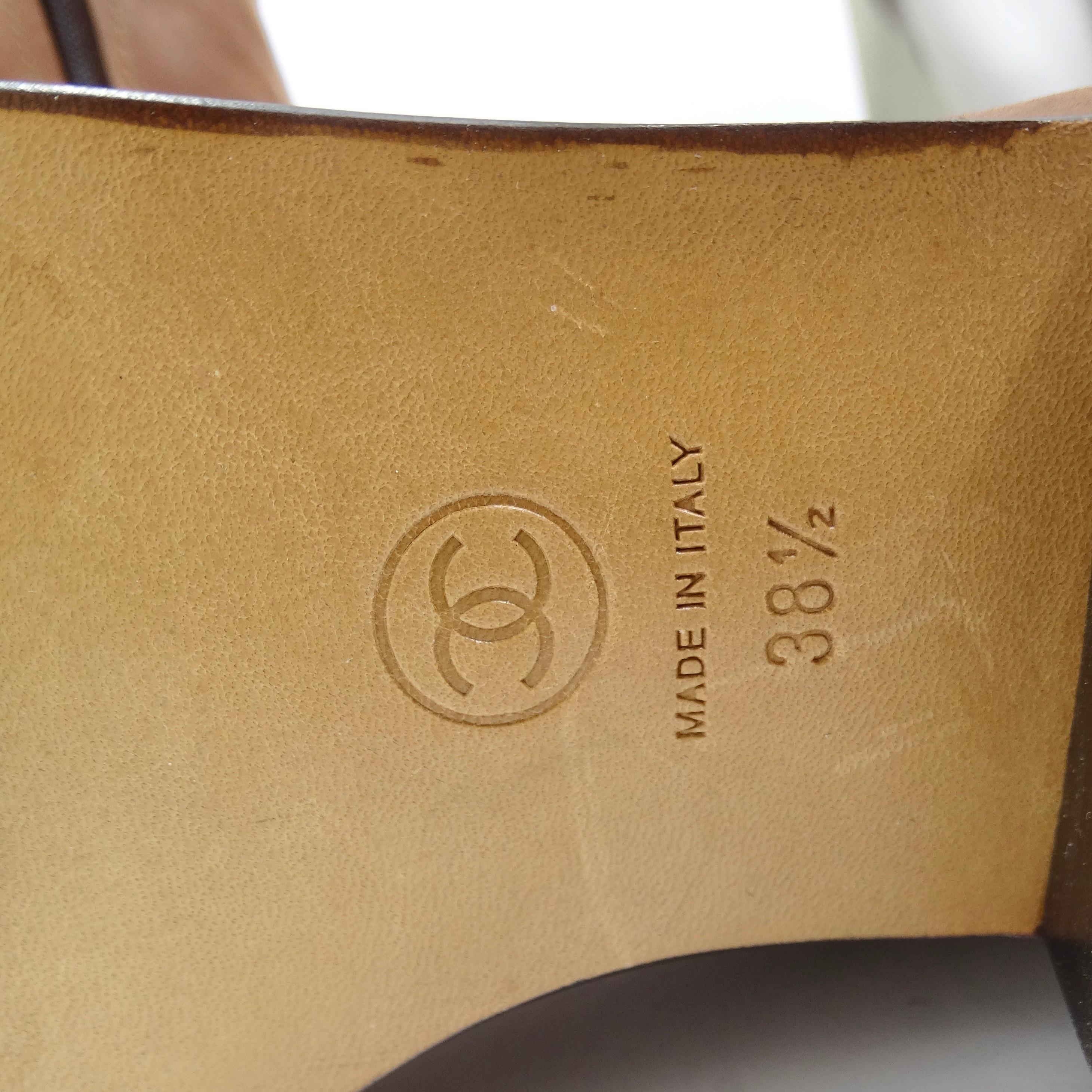 Bottes d'équitation Chanel 2015 avec logo CC imbriqué en vente 2