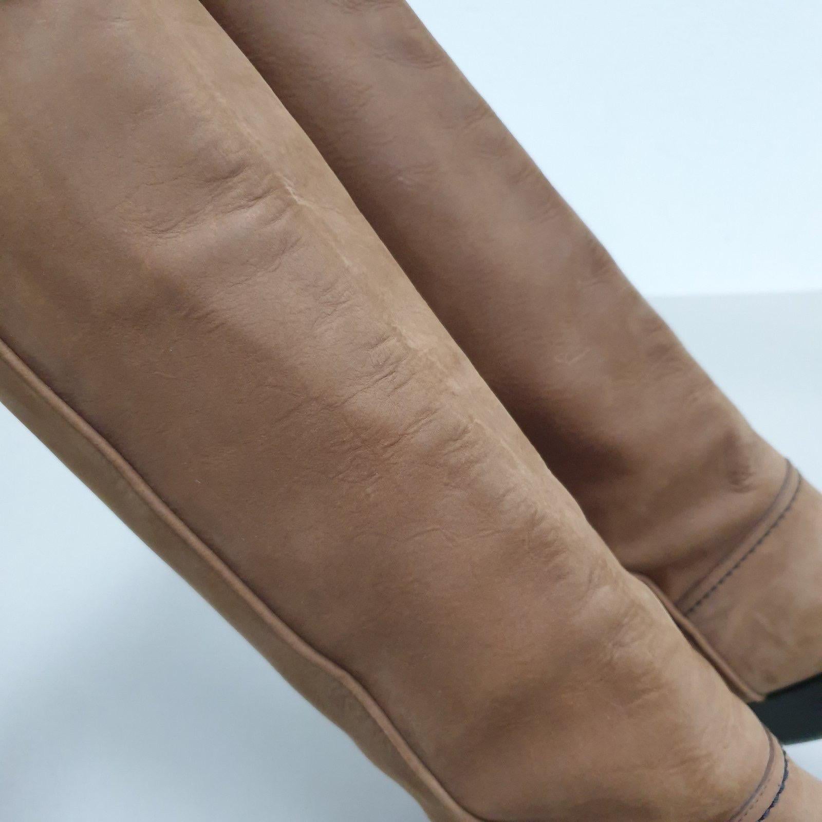 Chanel 2015 Interlocking CC Logo Riding Boots 4