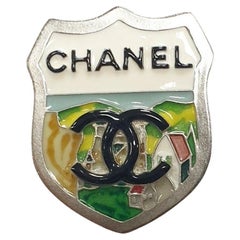 Chanel 2015 Metal  CC Pin