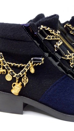 Chanel 2015 Métiers d'Art Collection Charm Ankle Boots