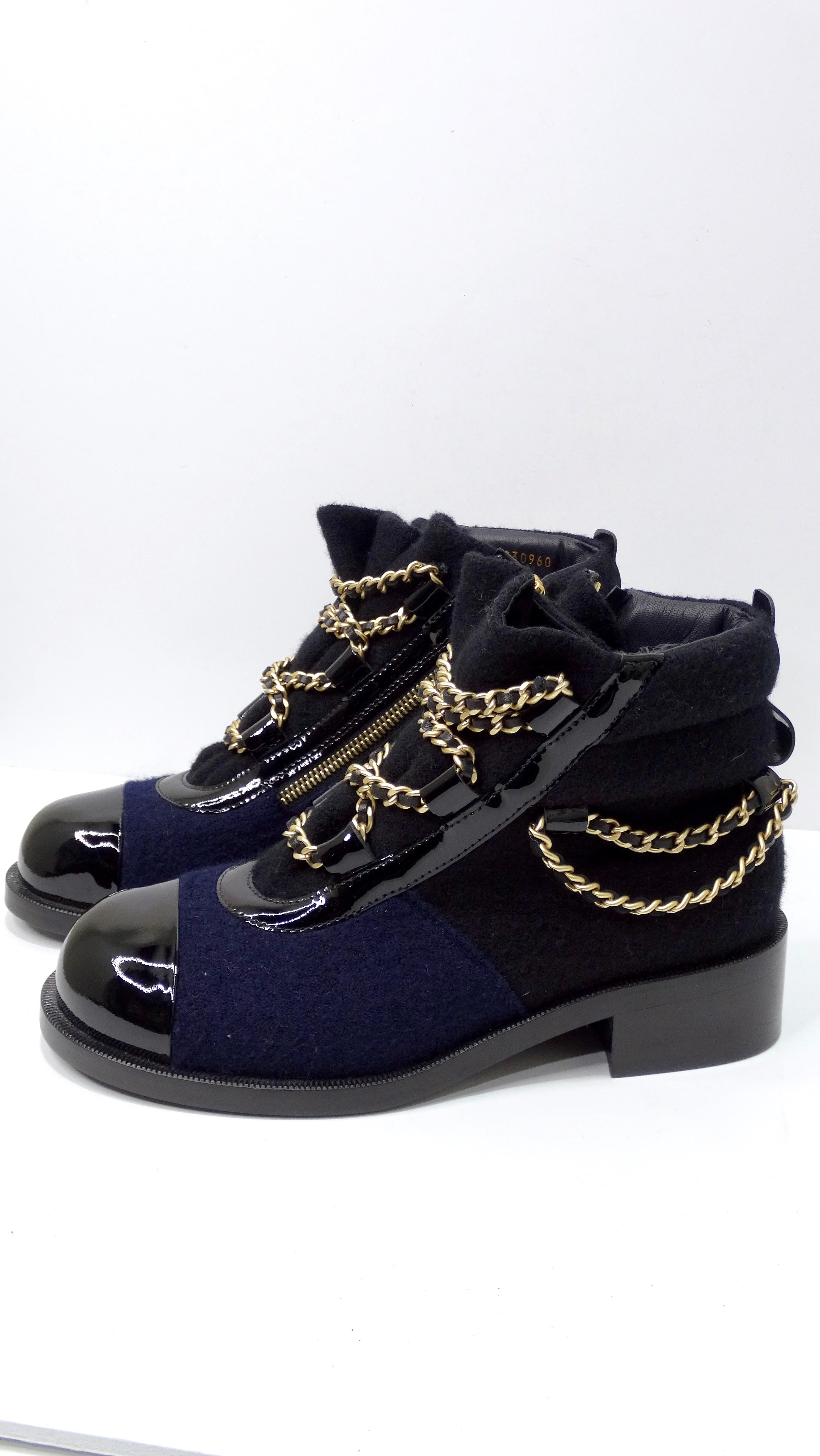 Chanel 2015 Métiers d''Art Collection Charm Ankle Boots 1