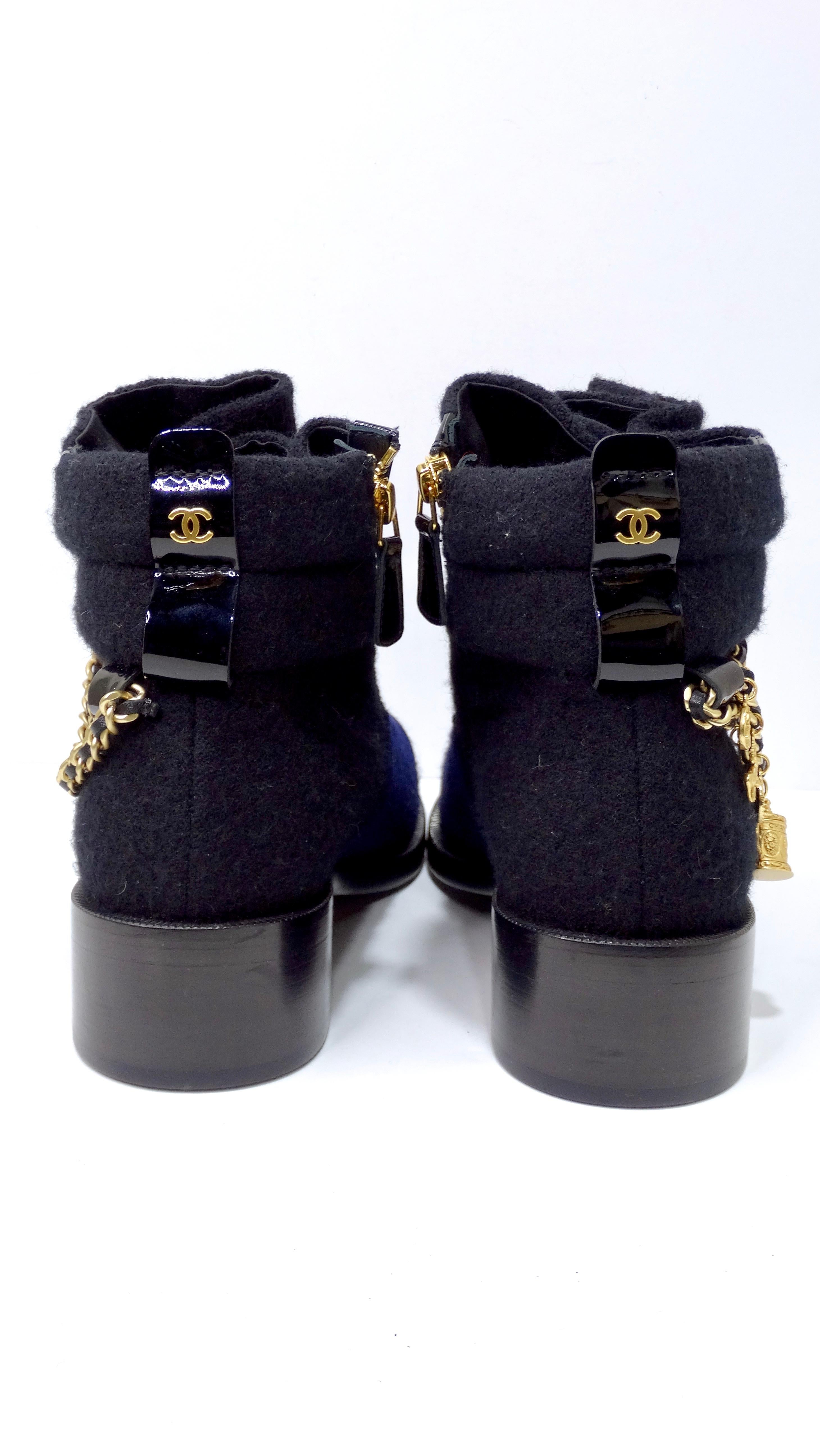 Chanel 2015 Métiers d''Art Collection Charm Ankle Boots 2