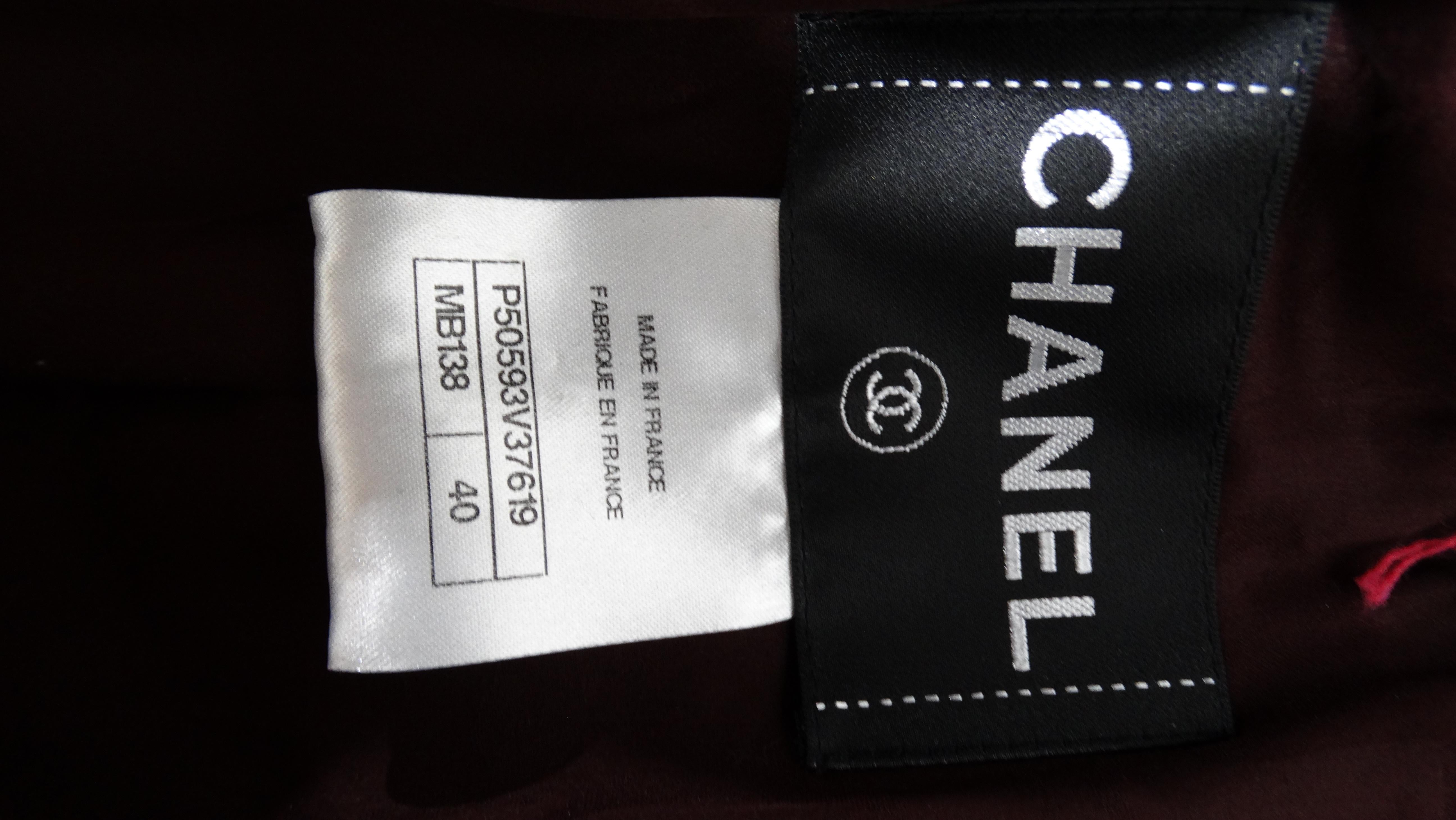 Chanel 2015 Multi-Colored Tweed Peacoat 2