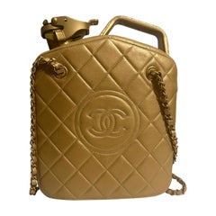 Chanel 2015 Paris Dubai Lambskin Night Gas Tank Jerry Can