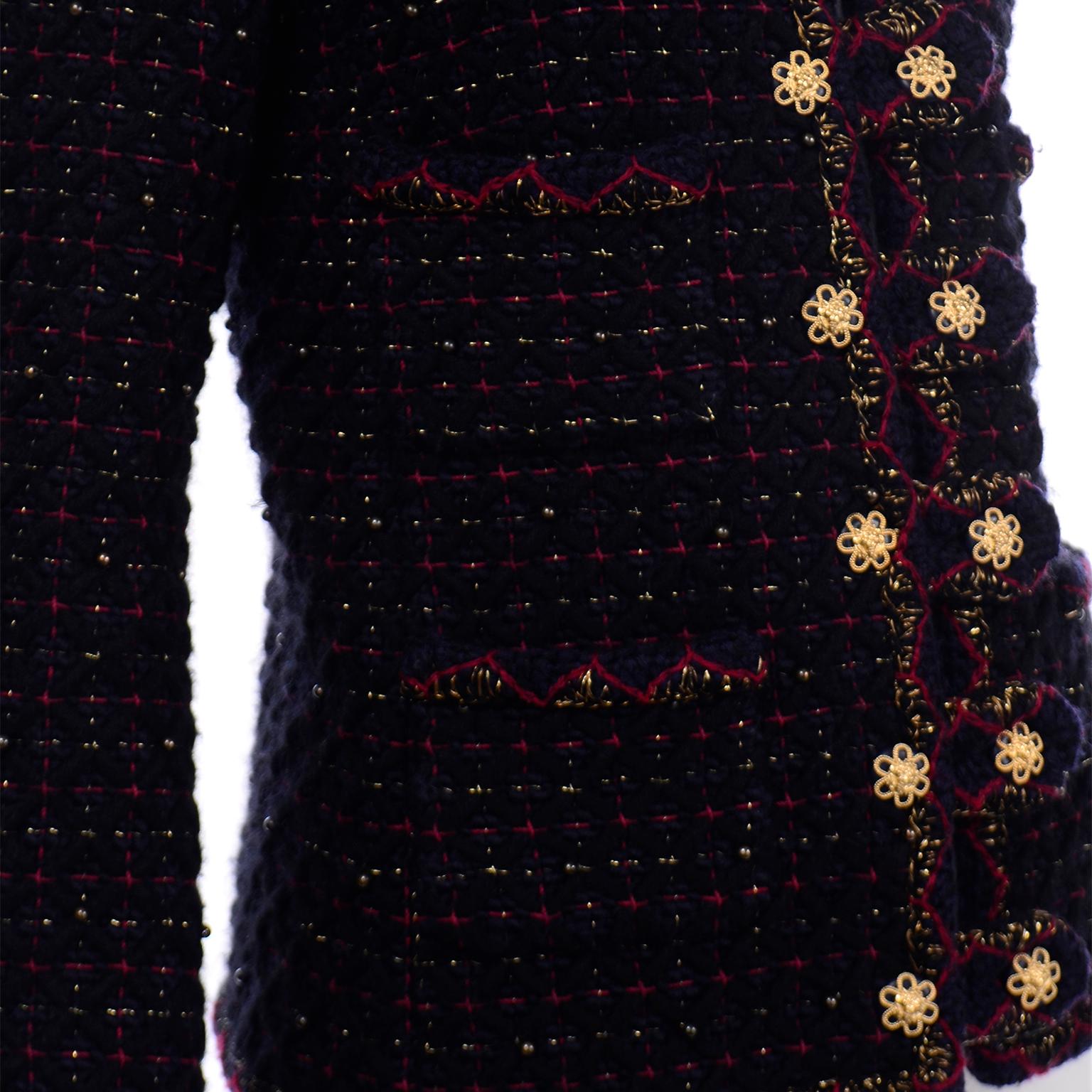 Chanel 2015 Paris Salzburg Collection $14250 Tweed Documented Runway Jacket 3