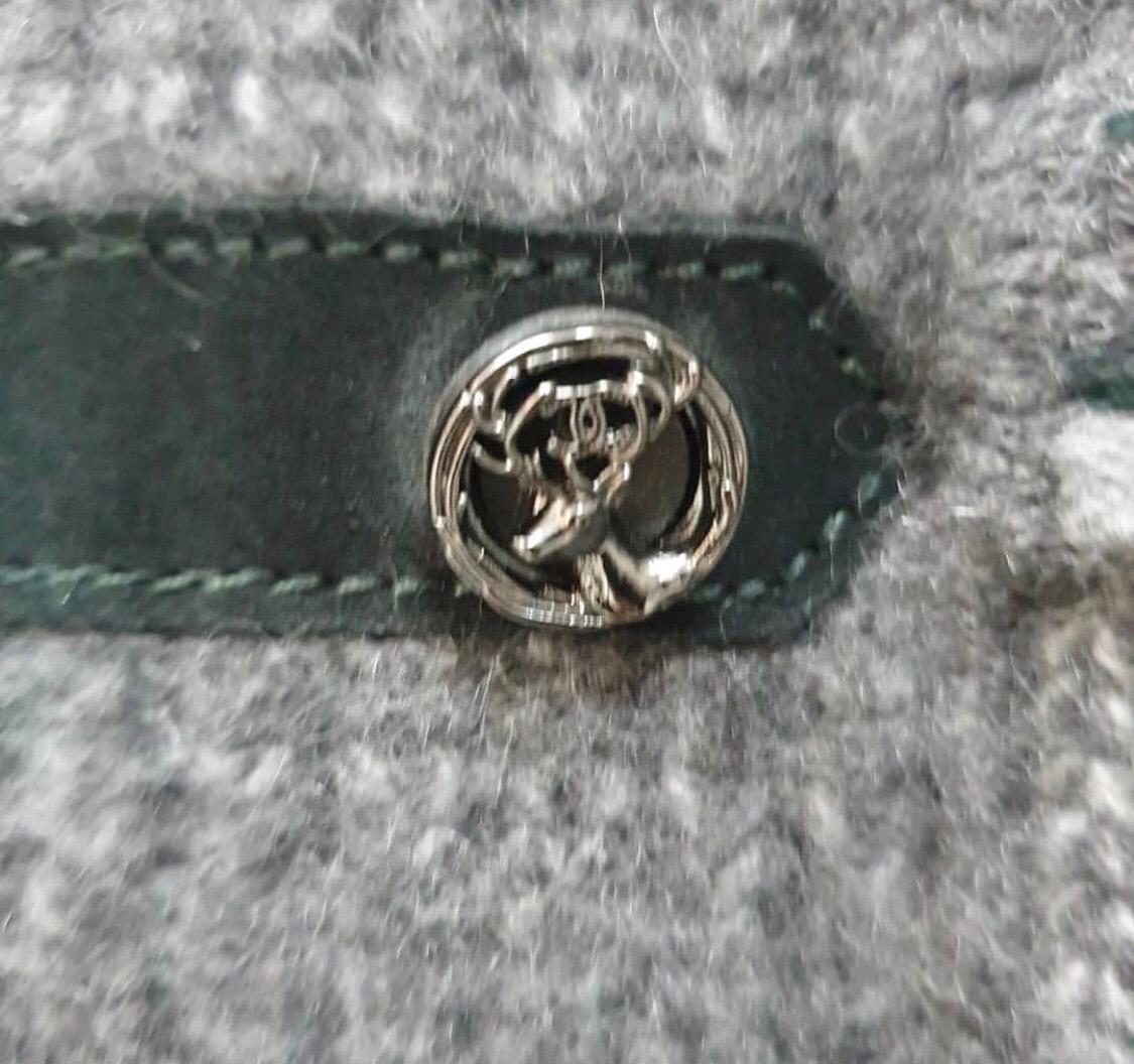 Women's Chanel 2015 Paris-Salzburg Grey Cashmere Coat 