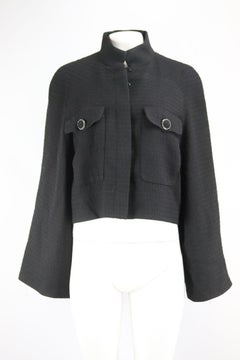 Chanel 2015 Wool Blend Tweed Jacket Fr 44 Uk 16