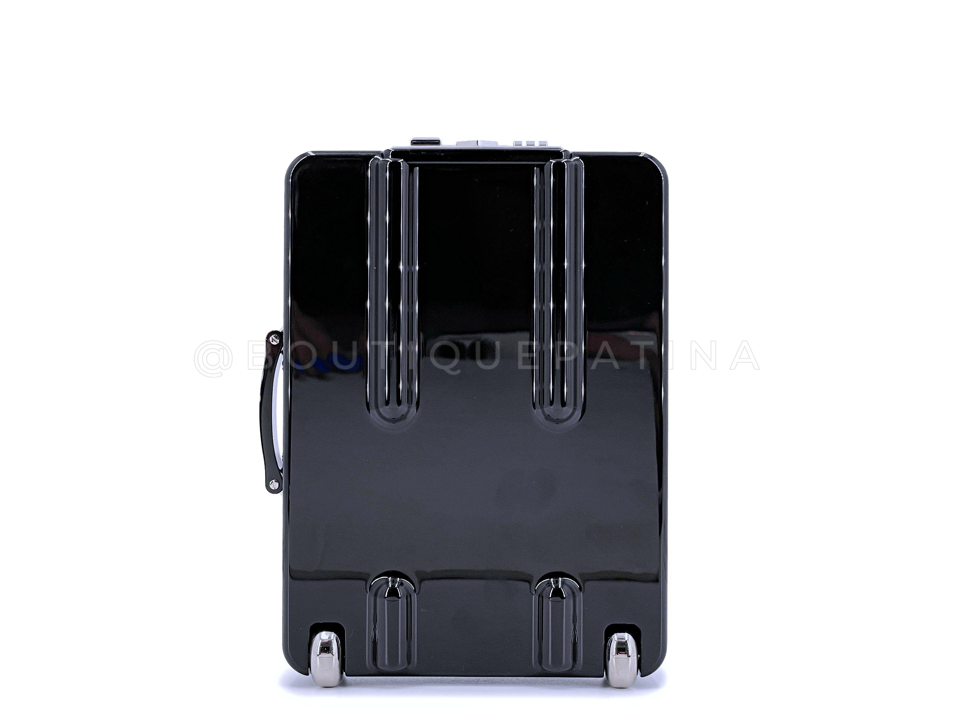 Chanel 2016 Airlines Evening In The Air Trolley Minaudière Bag Black 67163 For Sale 3