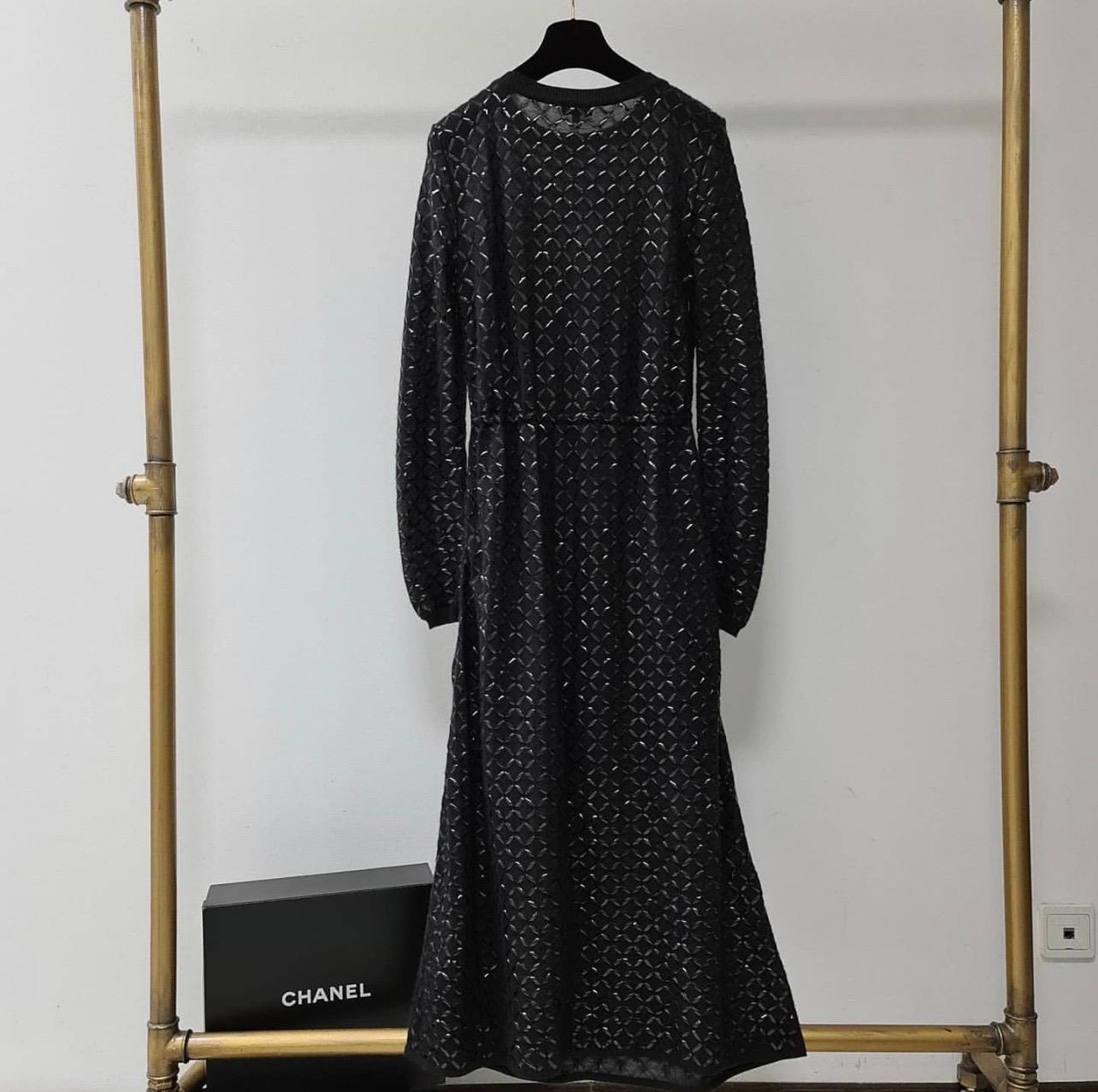 Chanel 2016 Angora Blend Maxi Dress 1
