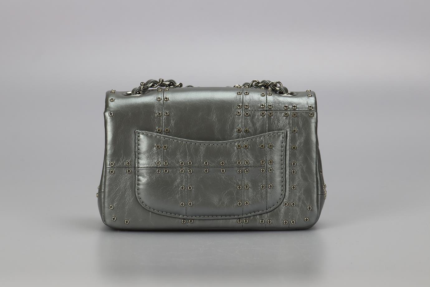 Women's Chanel 2016 Classic Mini Rectangle Flap Embellised Leather Shoulder Bag