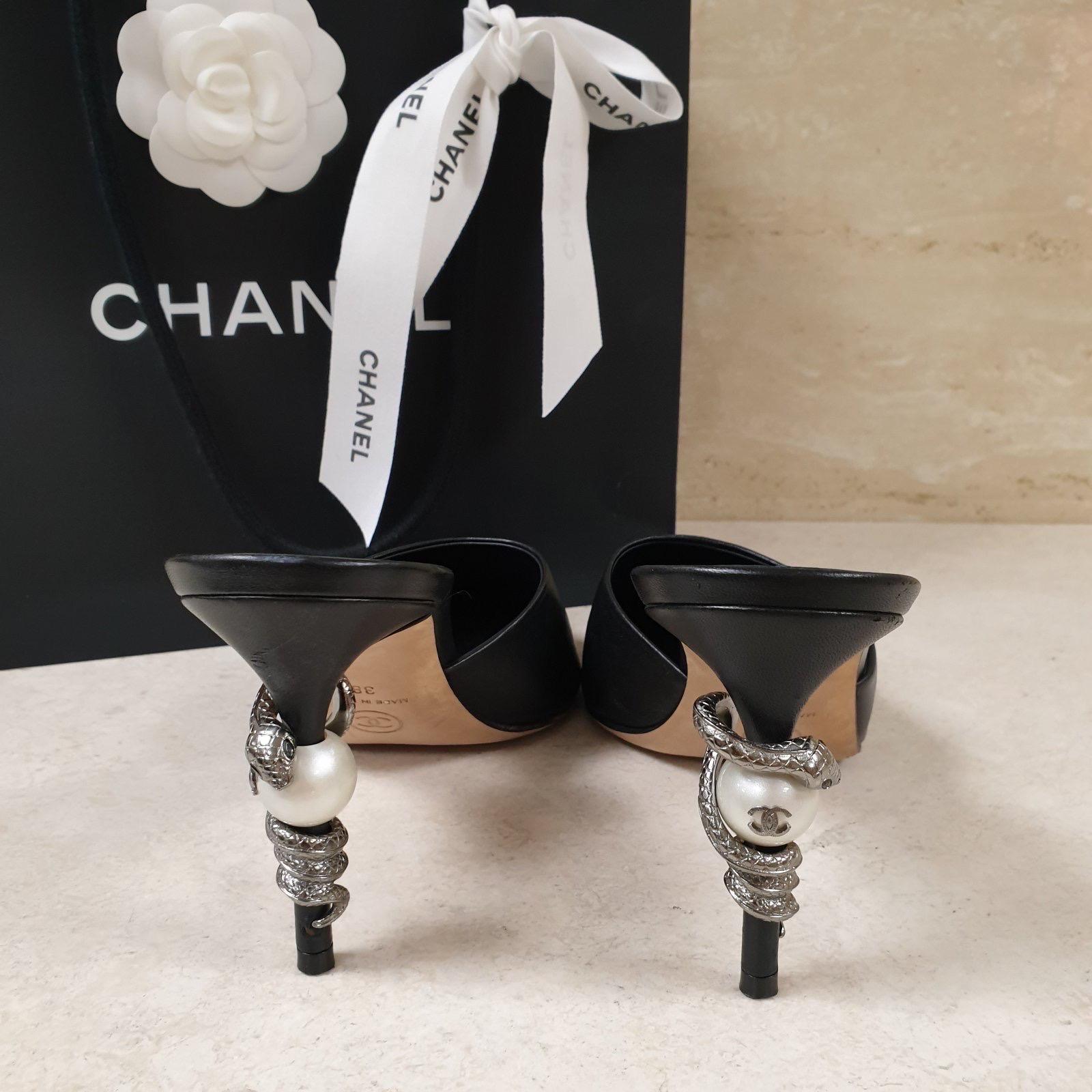 Chanel 2016 Interlocking CC Logo Mules  For Sale 1