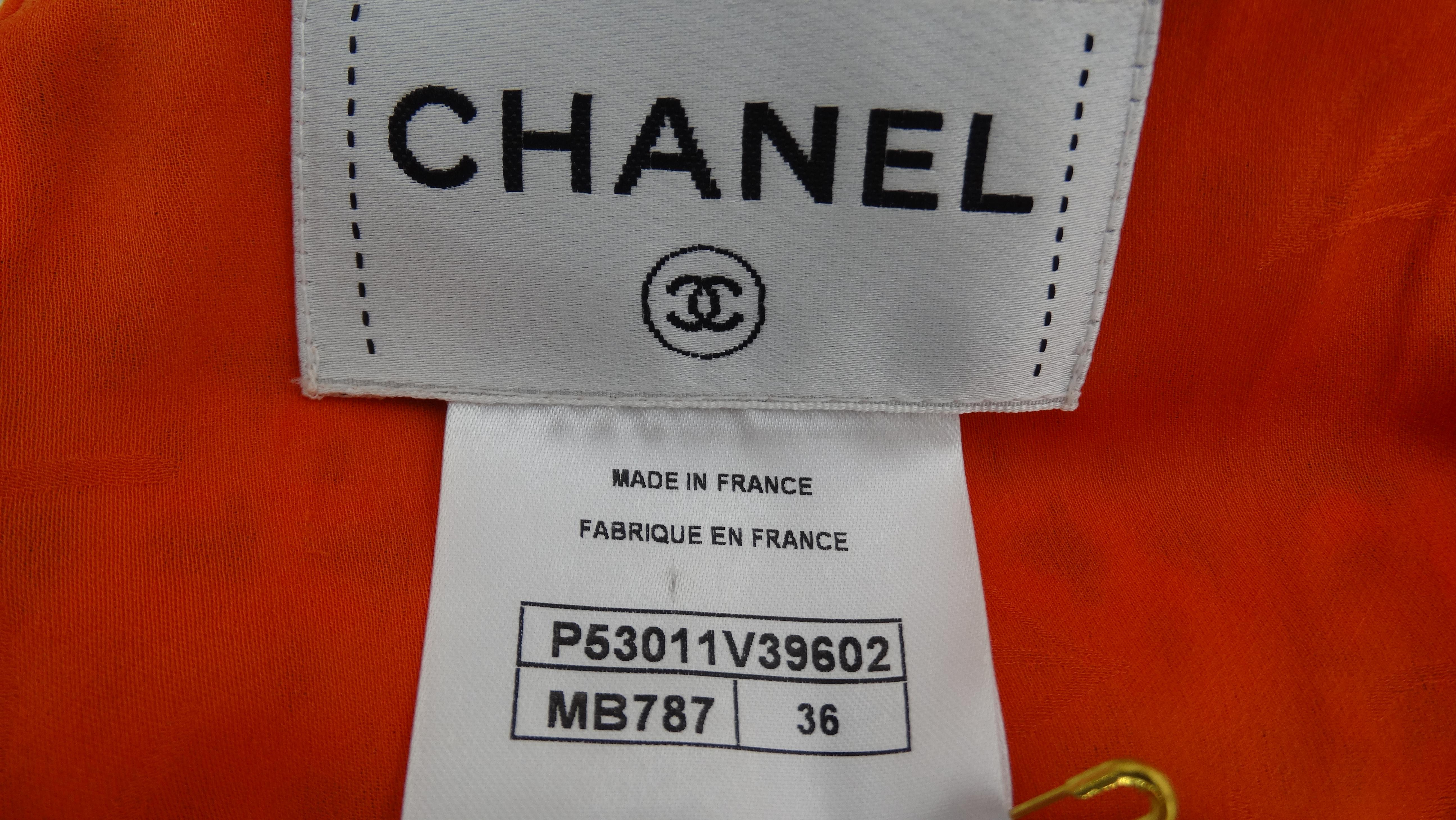 Beige Chanel 2016 Multi-Colored Neon Tweed Dress