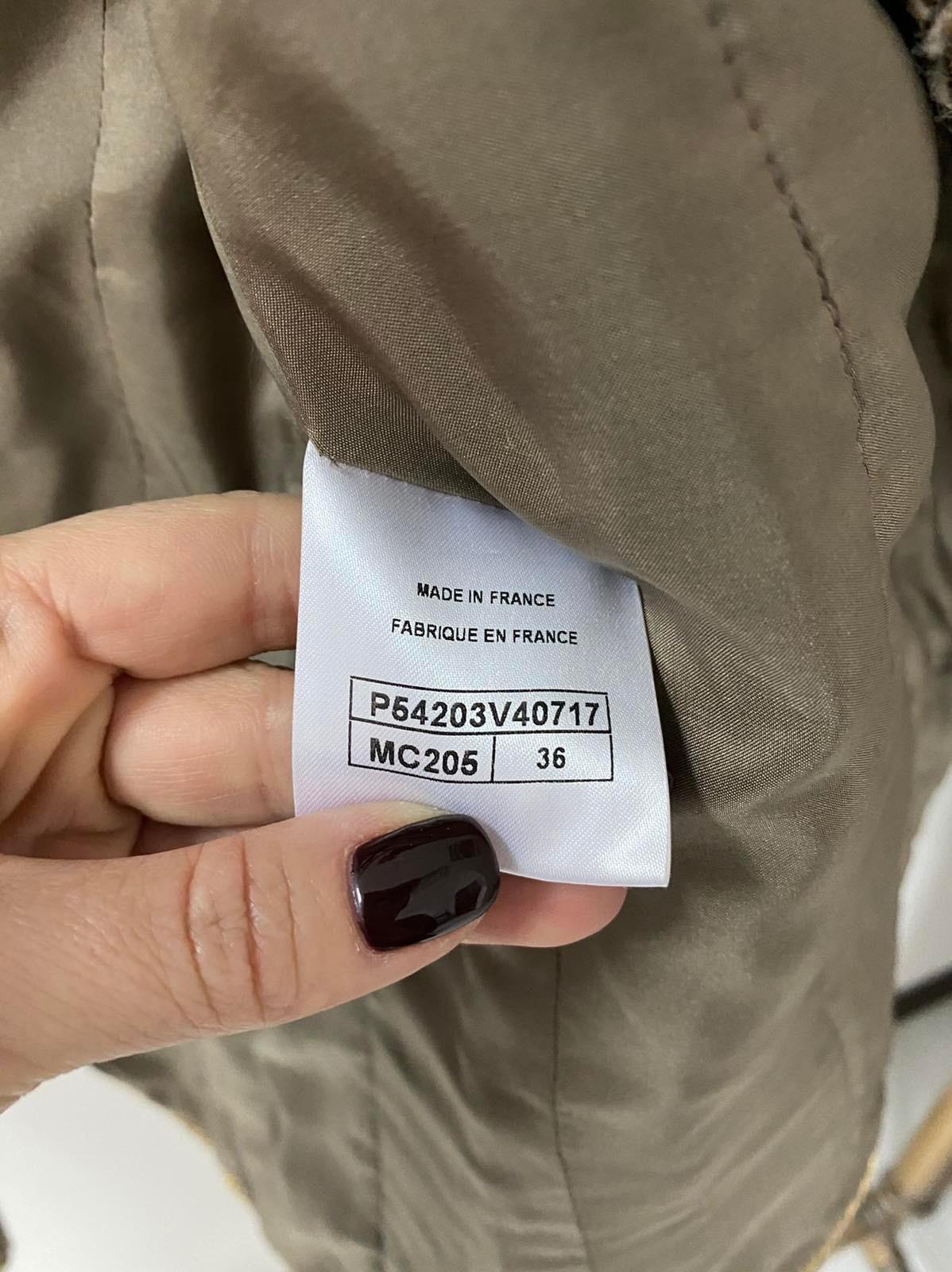 De las mujeres Chanel 2016 París Roma Chaqueta de tweed de cuatro 4 bolsillos