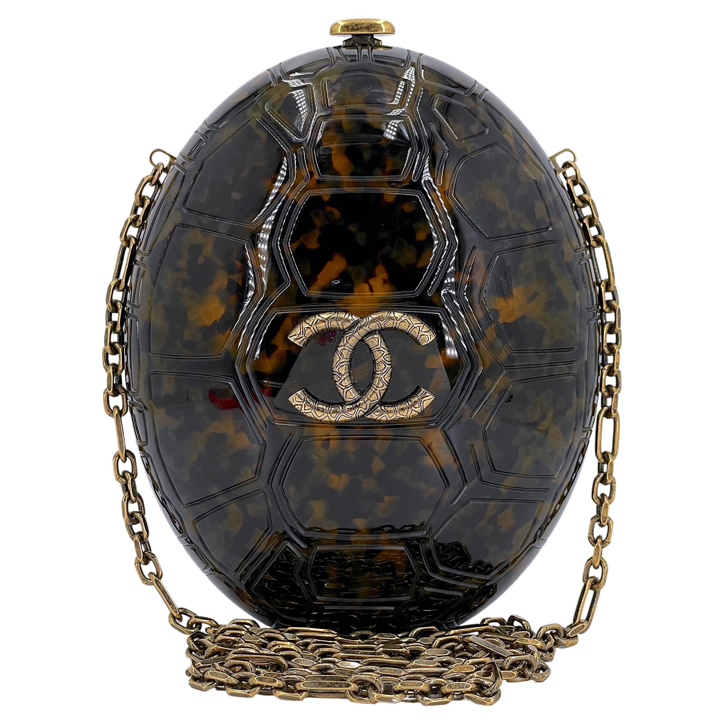Chanel canvas clutch clearance