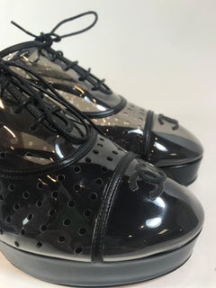 Chanel 2016 Perforated PVC Oxfords