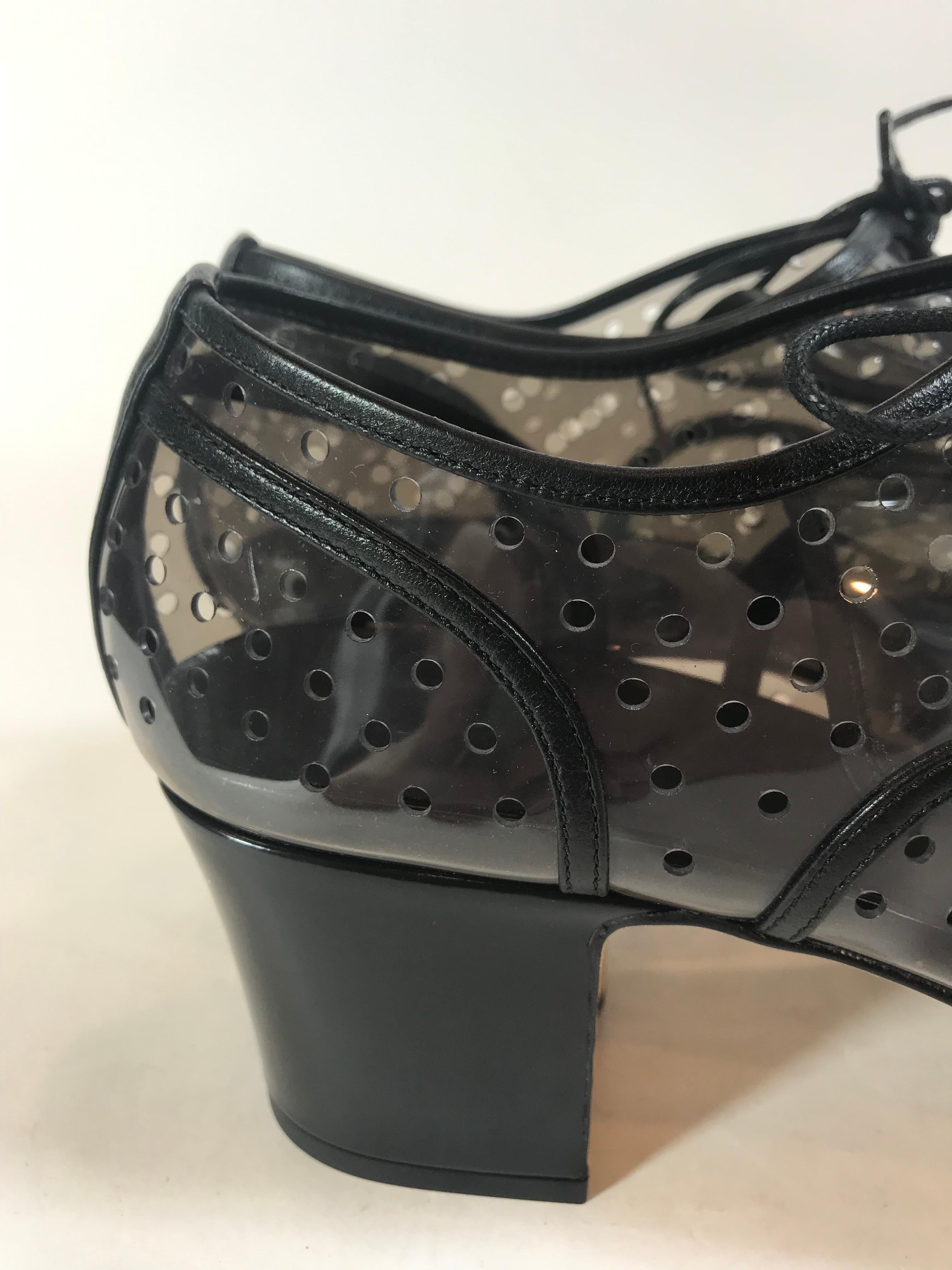Chanel 2016 Perforated PVC Oxfords For Sale 1
