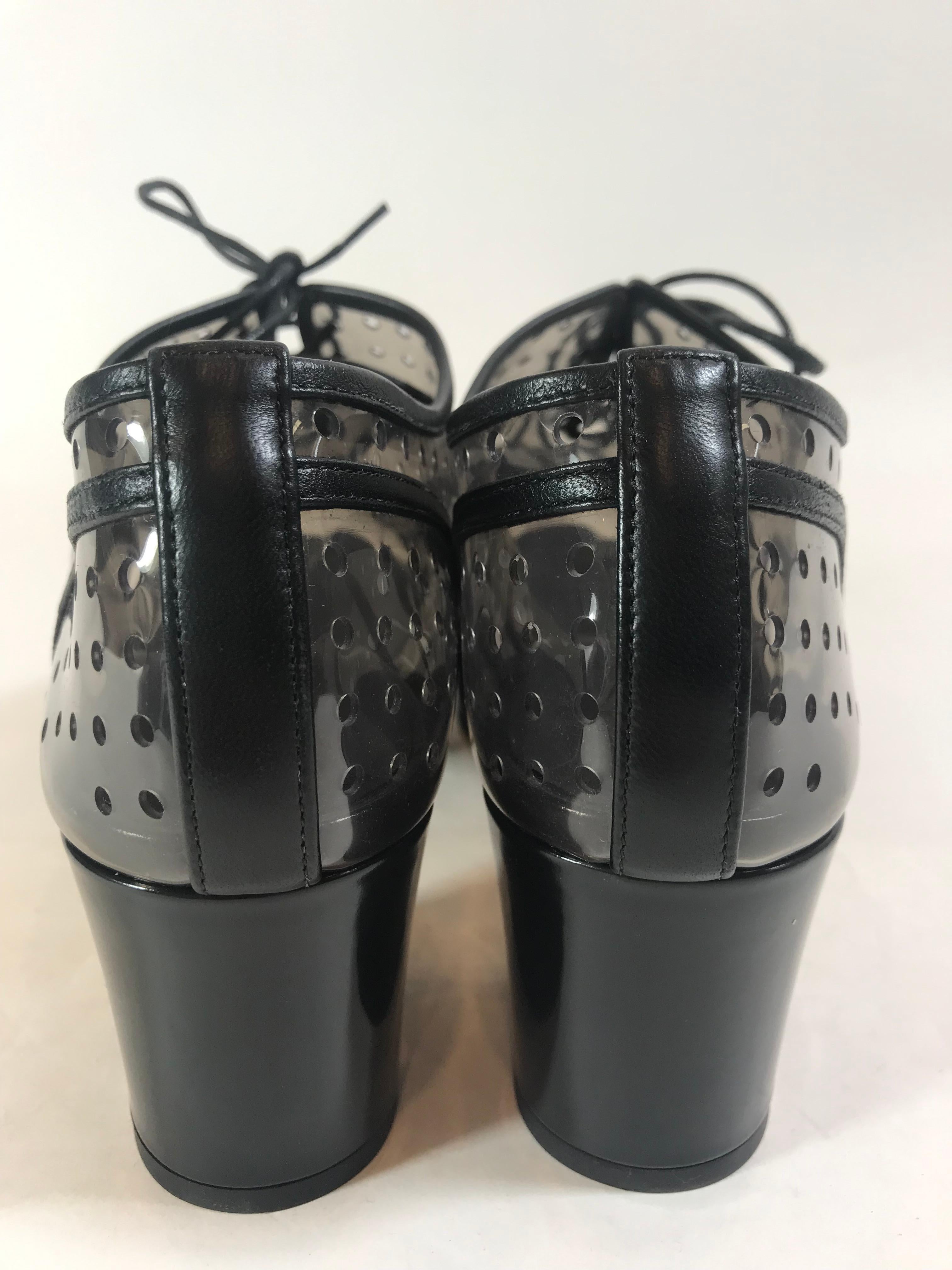 Chanel 2016 Perforated PVC Oxfords For Sale 2