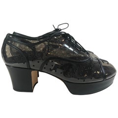 Chanel 2016 Perforated PVC Oxfords