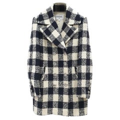 CHANEL 2016 Pharrell Ivory Black Tweed Jacket Coat