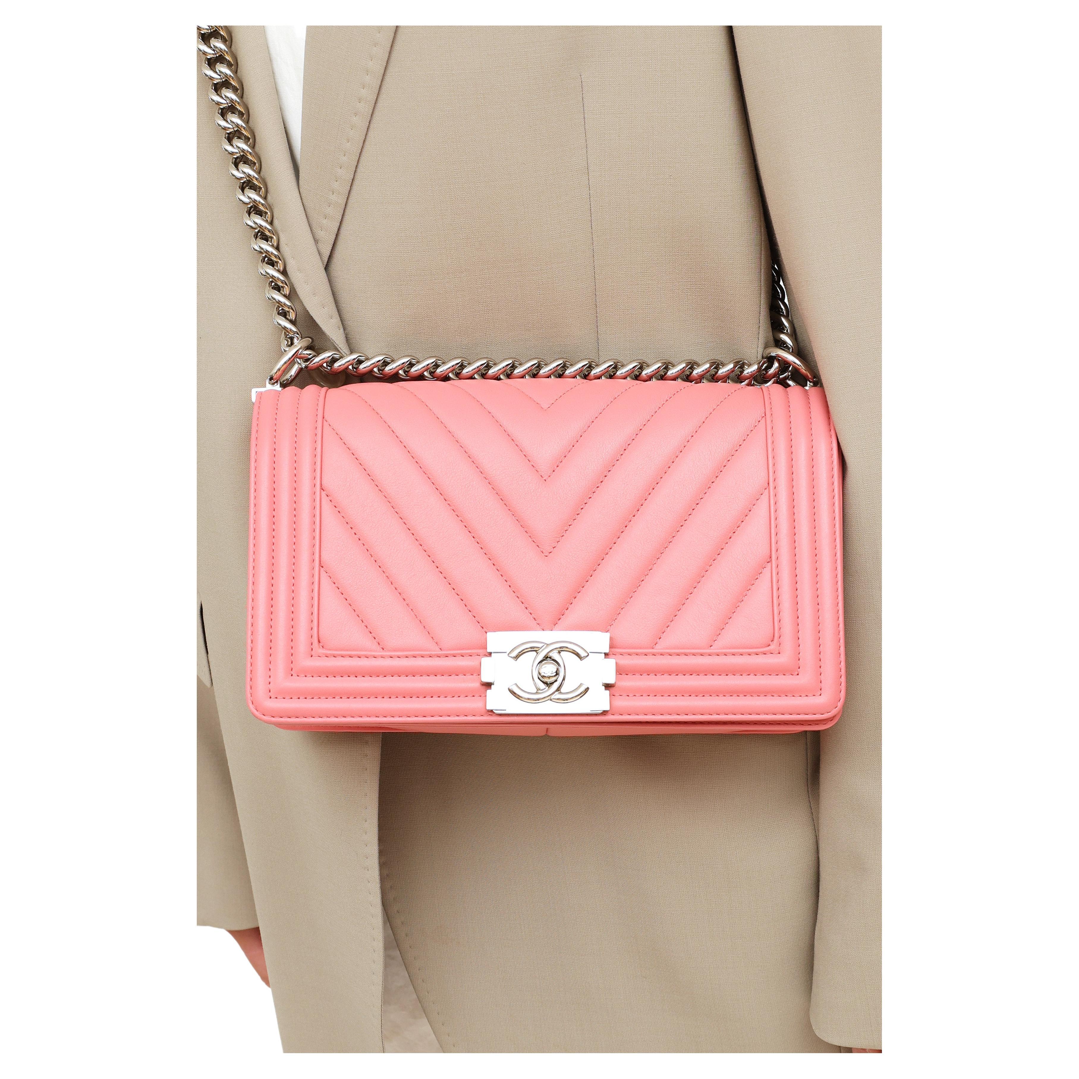 chanel pink bag 2016