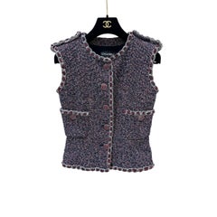 Chanel 2016 Spring Tweed Vest - Size 36